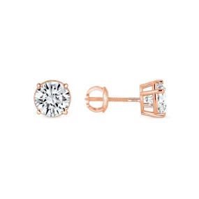 14K Gold 3.50 Carat Labgrown Diamond Studs