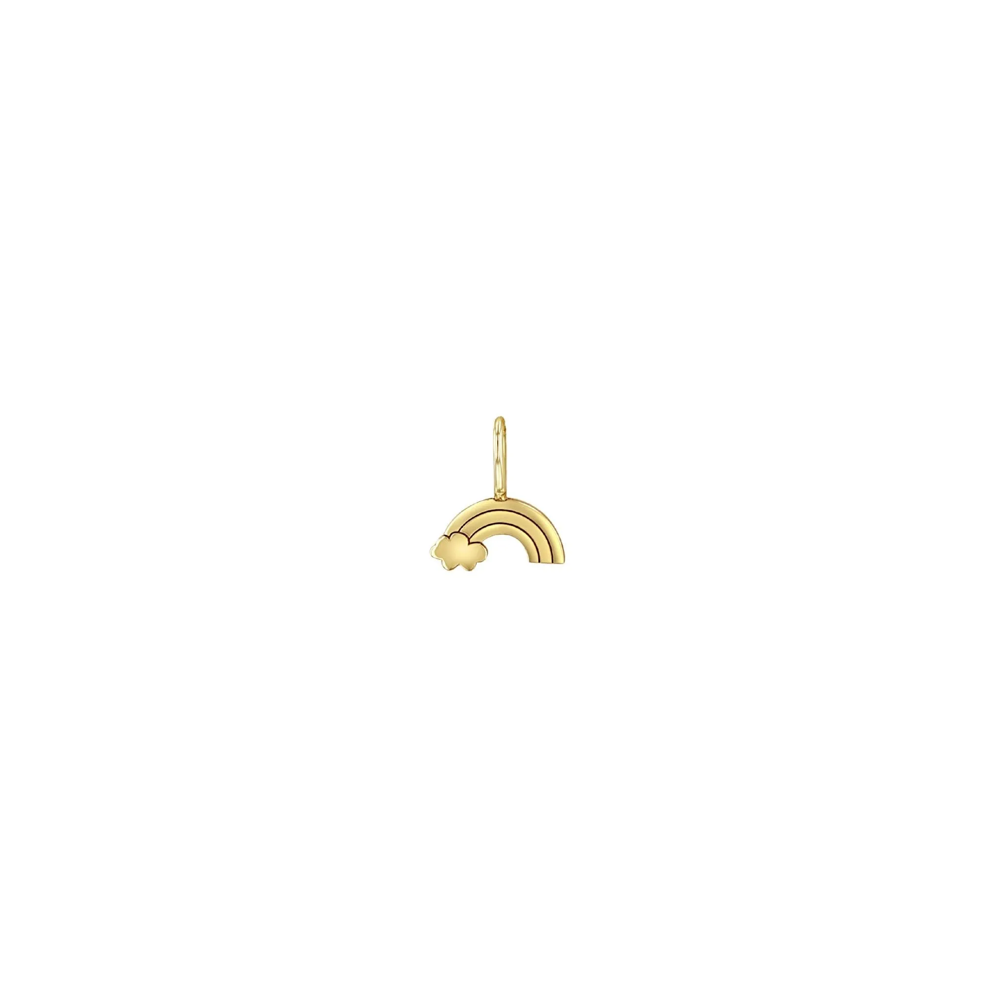 14k Midi Bitty Rainbow Charm