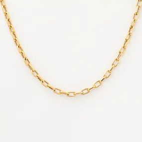 4 mm Italian Chain Link Necklace