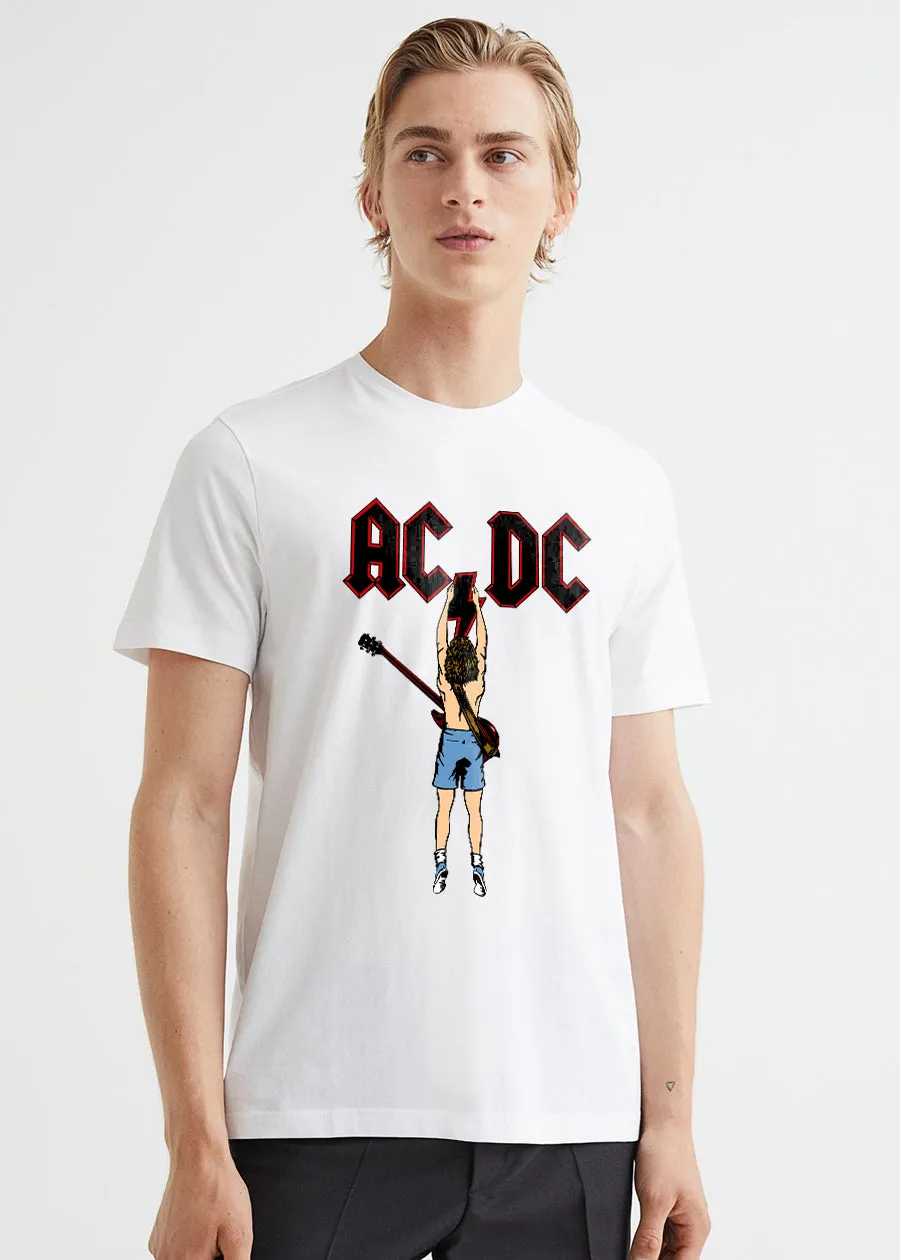 AC-DC Music Men Half Sleeve T-Shirt