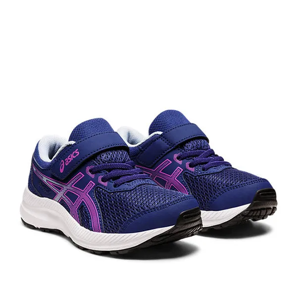 Asics Contend 8 PS Kids Dive Blue Orchid   