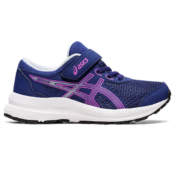 Asics Contend 8 PS Kids Dive Blue Orchid   