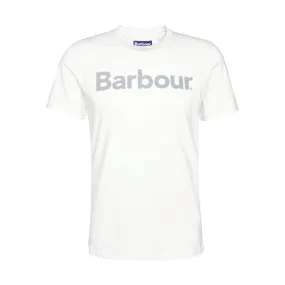 Barbour - Logo T-Shirt in Ecru