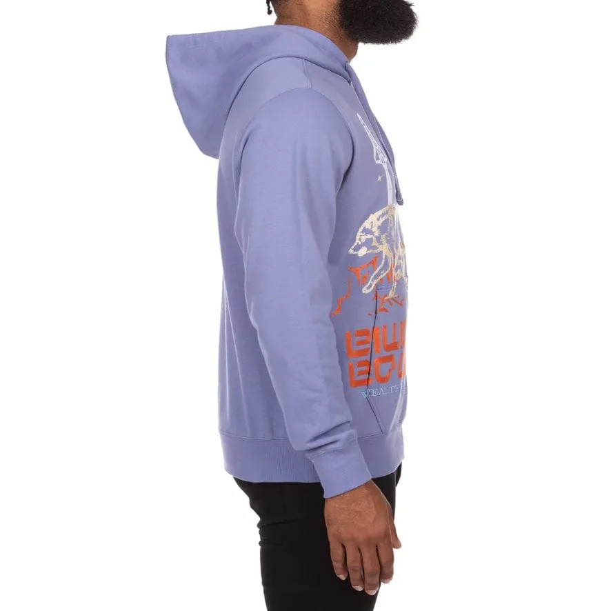 Billionaire Boys Club BB Hunt For The Moon Hoodie (Bleached Denim) 841-1303