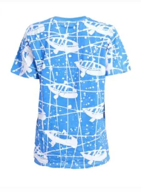 Bloke Short-sleeve Boat printed t-shirt