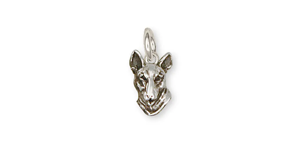 Bull Terrier Charm Handmade Sterling Silver Dog Jewelry BU4-C