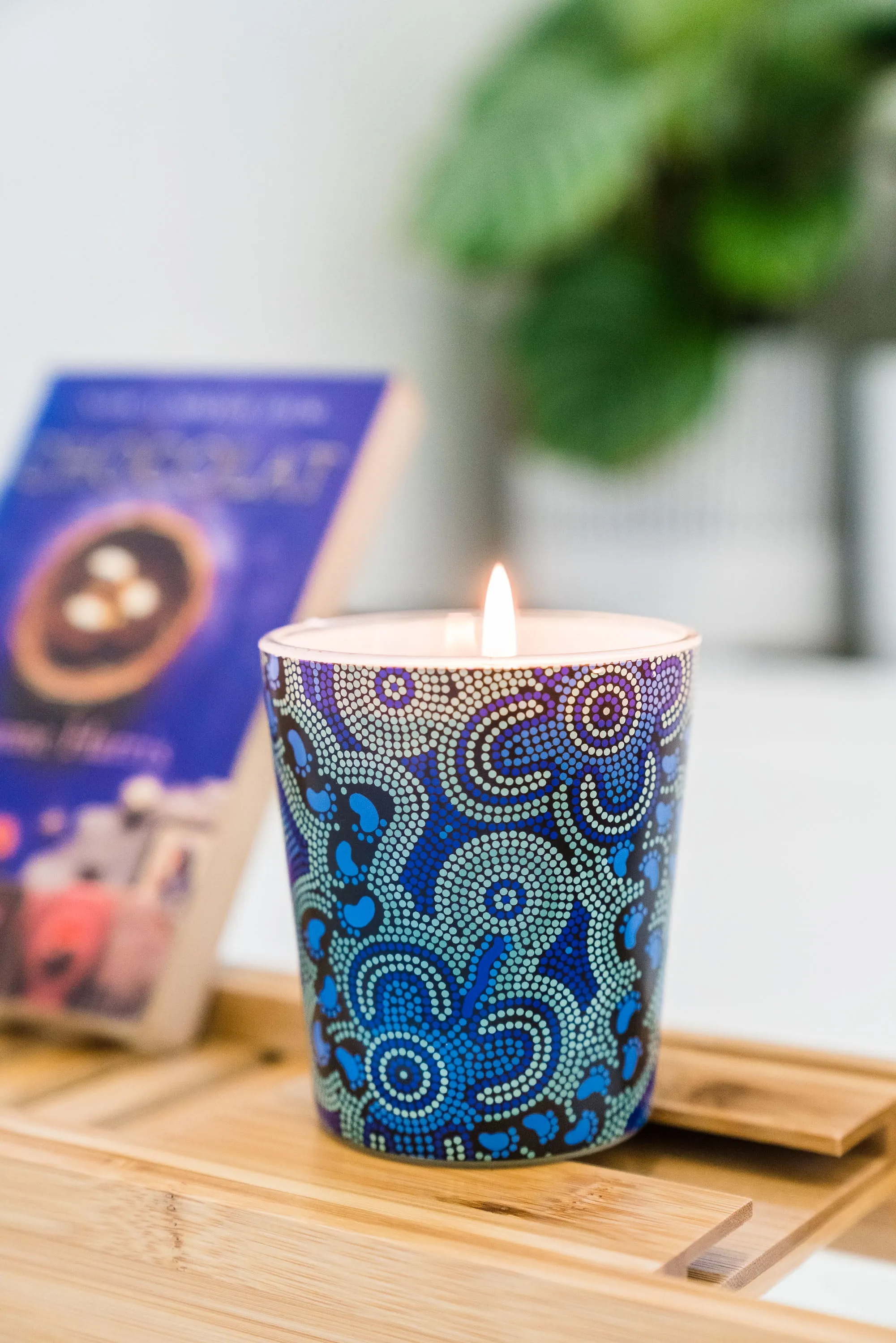 Bulurru Soy Candle On Walkabout Blue Lime & Coconut