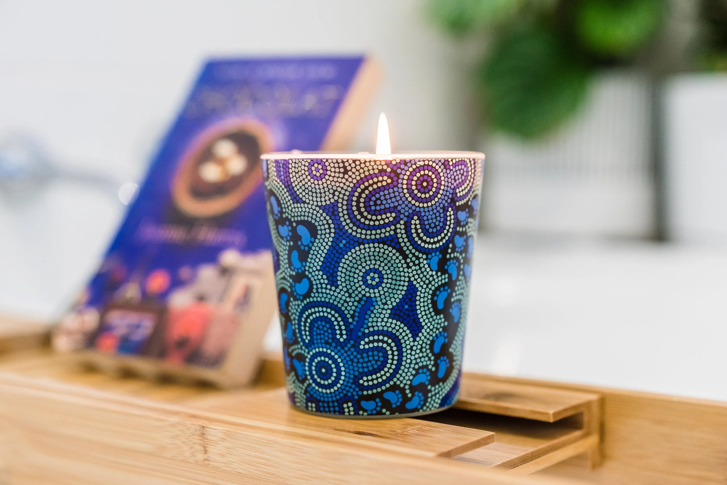 Bulurru Soy Candle On Walkabout Blue Lime & Coconut