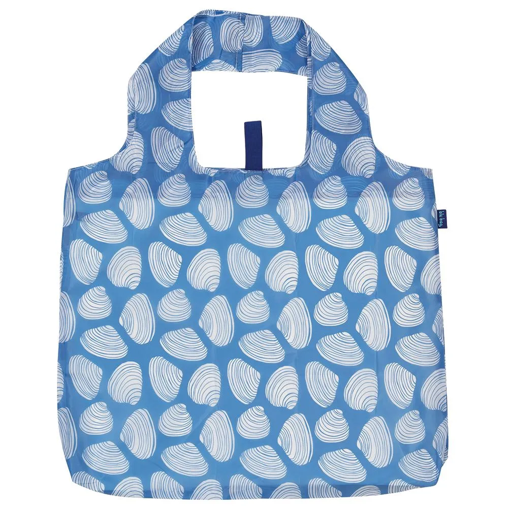 Clamshells Blue Blu Bag Reusable Shopping Bag - Machine Washable