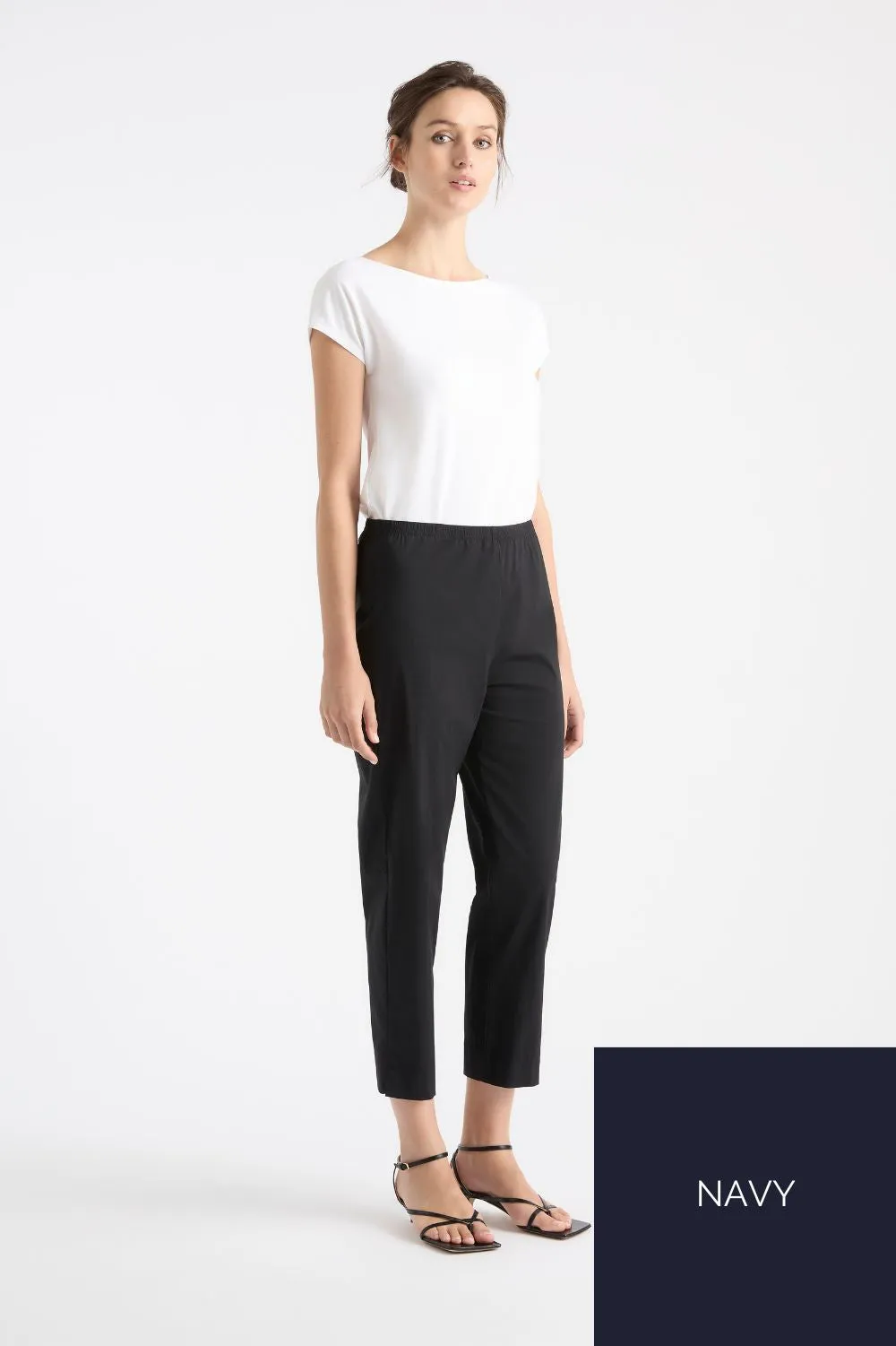 Cropped Pant | French Navy