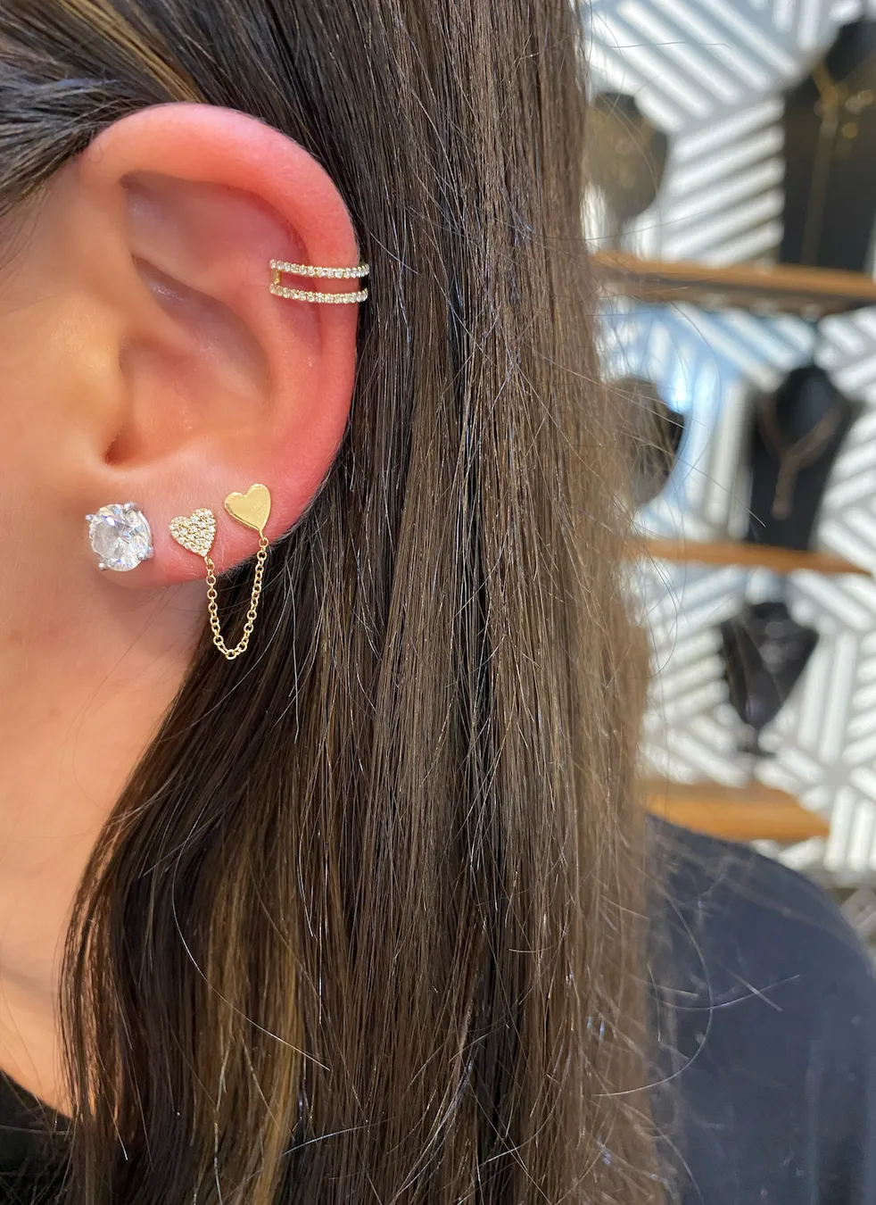 Double Row Open Earcuff