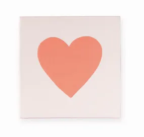 embossed pink heart match box