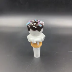 Empire Glassworks - Ice Cream Cone Bowl Piece