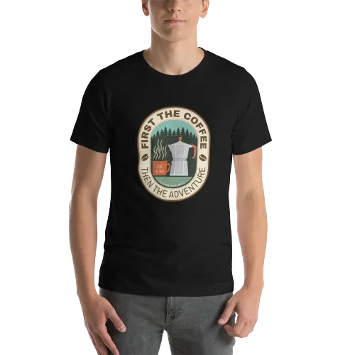 First the Coffee Camping T-shirt