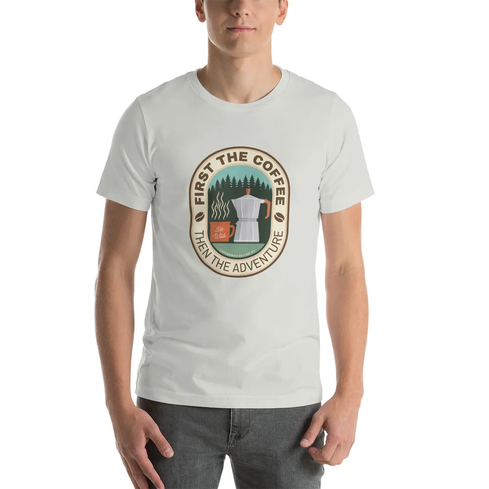 First the Coffee Camping T-shirt