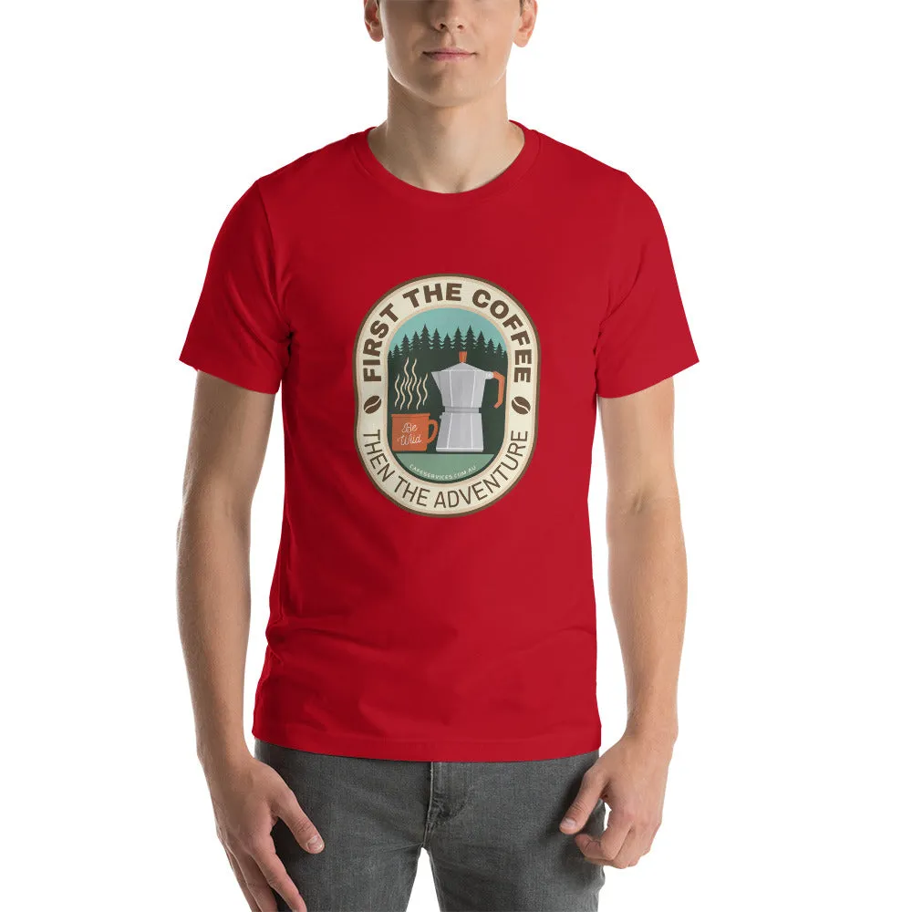 First the Coffee Camping T-shirt