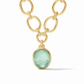 Julie Vos Nassau Statement Necklace, Aquamarine Blue