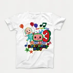 Kids Birthday Boy Tee Shirt