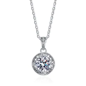 Love Nest Moissanite Pendant Necklace