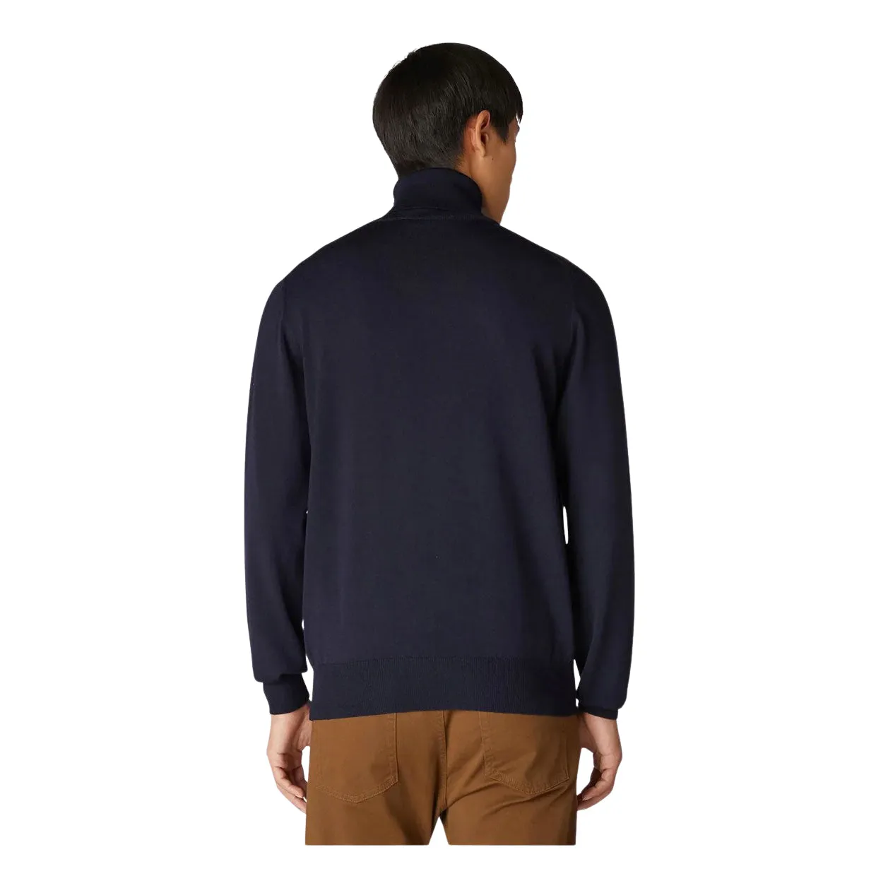 Maglione Uomo K-Way Henry Merino Blu Scuro