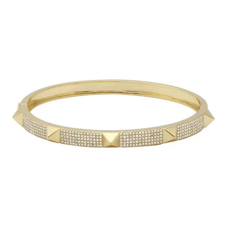 Medium Diamond Studs Bangle