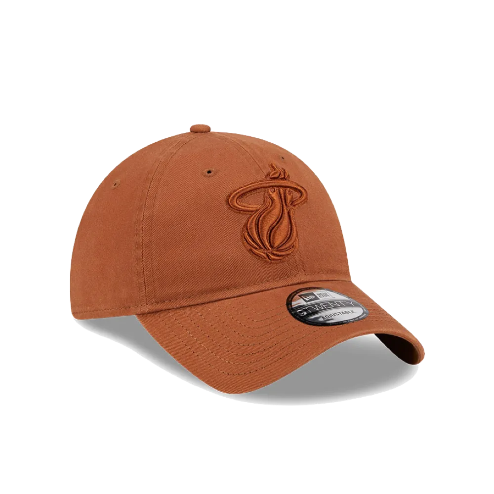 New Era Miami HEAT Tonal Brown Hat