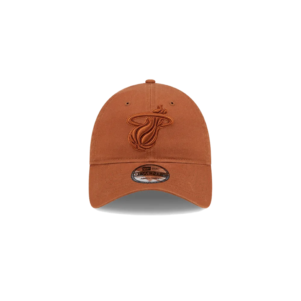 New Era Miami HEAT Tonal Brown Hat