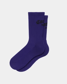 Onyx Socks | Tyrian / Black