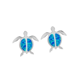 Opal Lanai Honu Earrings