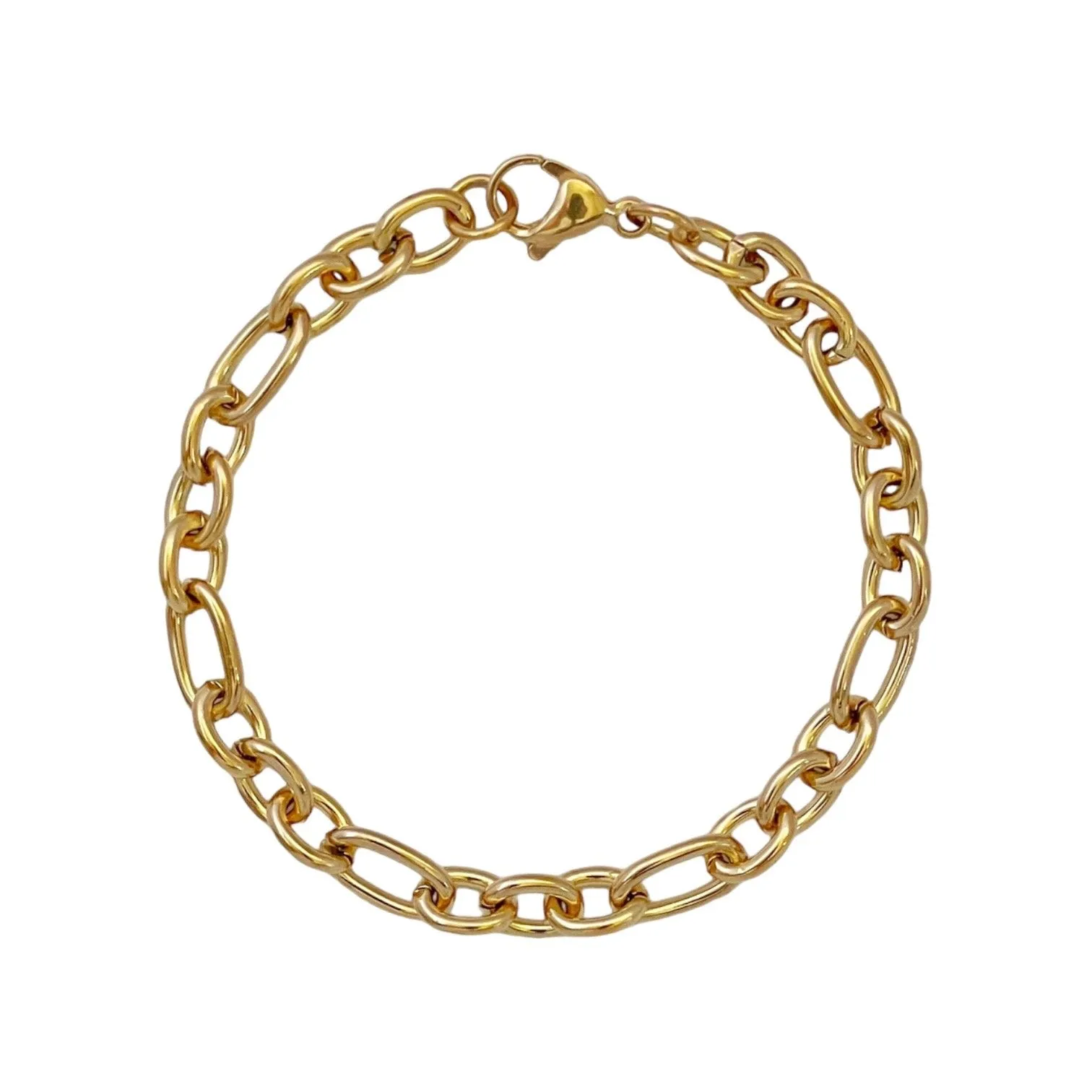 Oval Cable Chain Bracelet