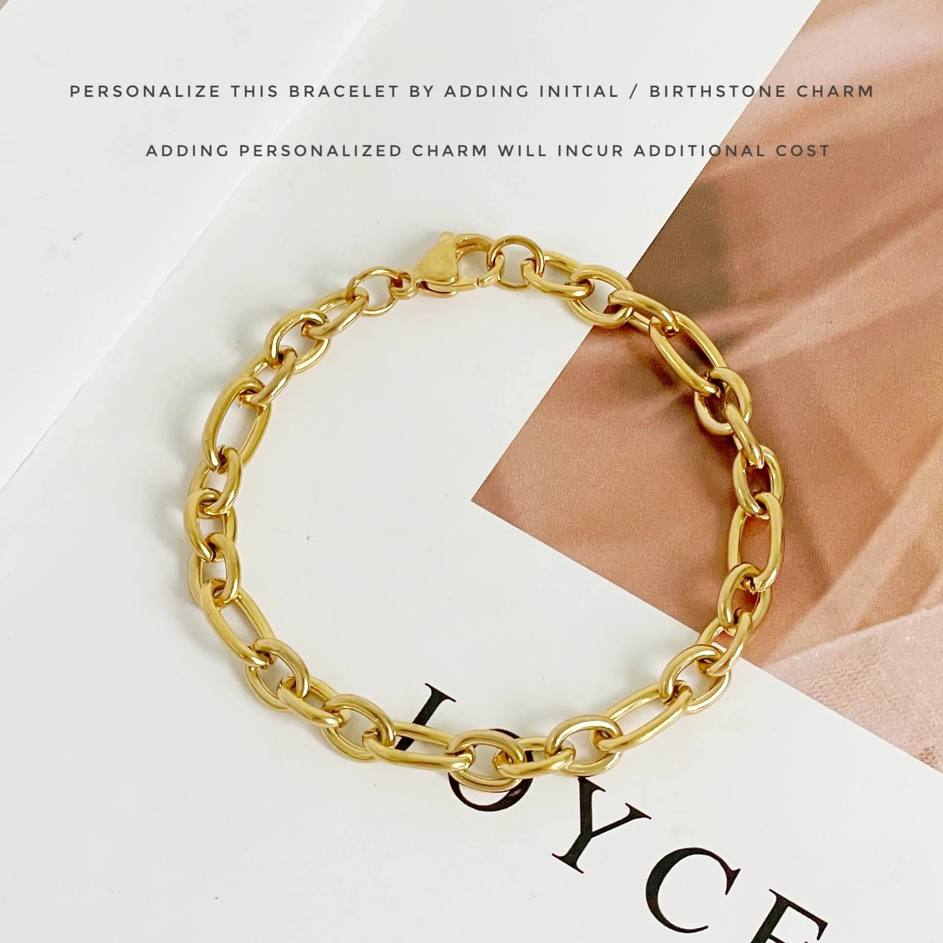 Oval Cable Chain Bracelet