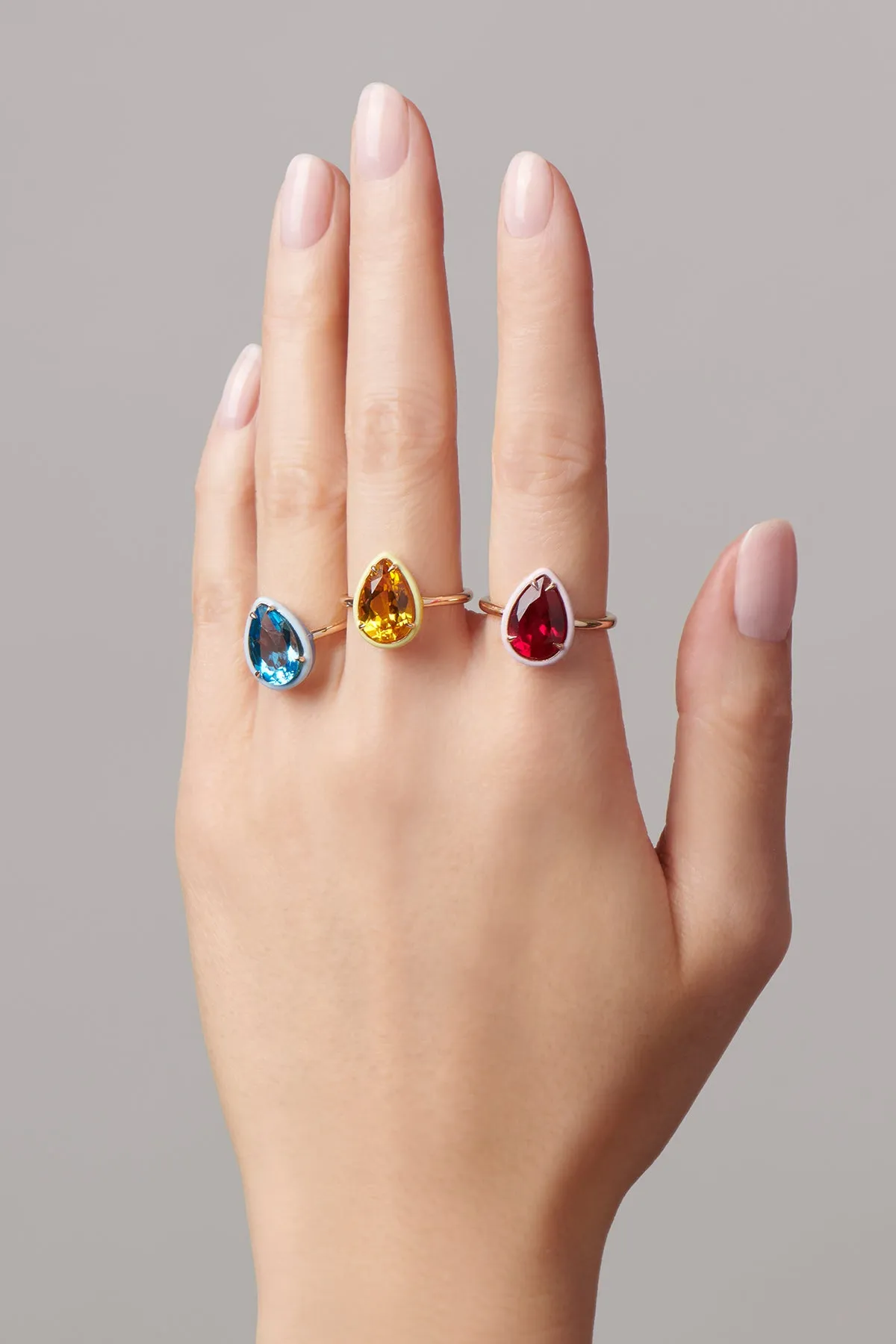 Pear Cocktail Ring - In Stock