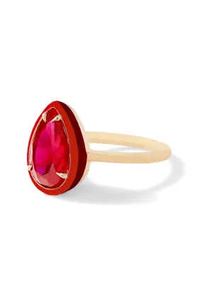 Pear Cocktail Ring - In Stock