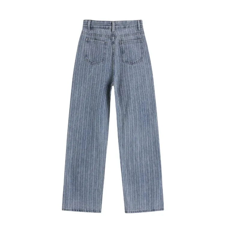 Pearl Blue Denim Pants