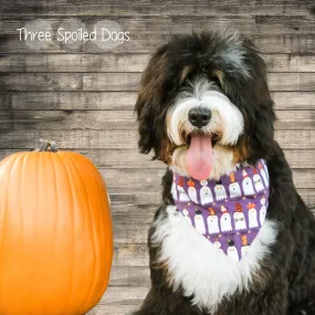 Personalized Halloween Pet Bandanas with Pets Name