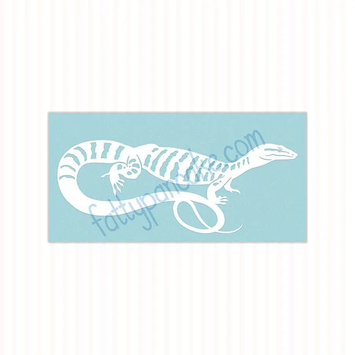 Pilbara Rock Monitor Decal, Waterproof Vinyl Decal, Cute Reptile Gift