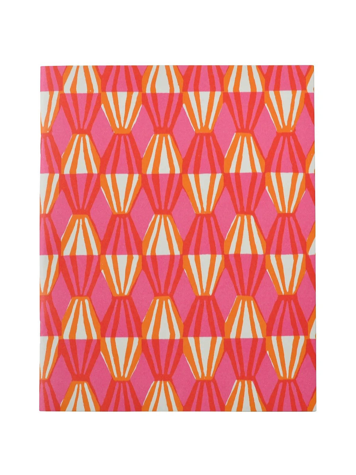 Pink & Orange Threadwork Exercise Book