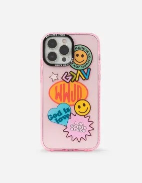 Pink Sticker Collage Phone Case