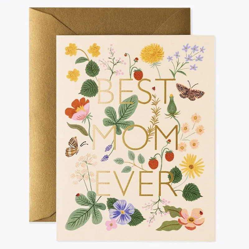 RIFLE PAPER CO. | Best Mom Ever Greeting Card