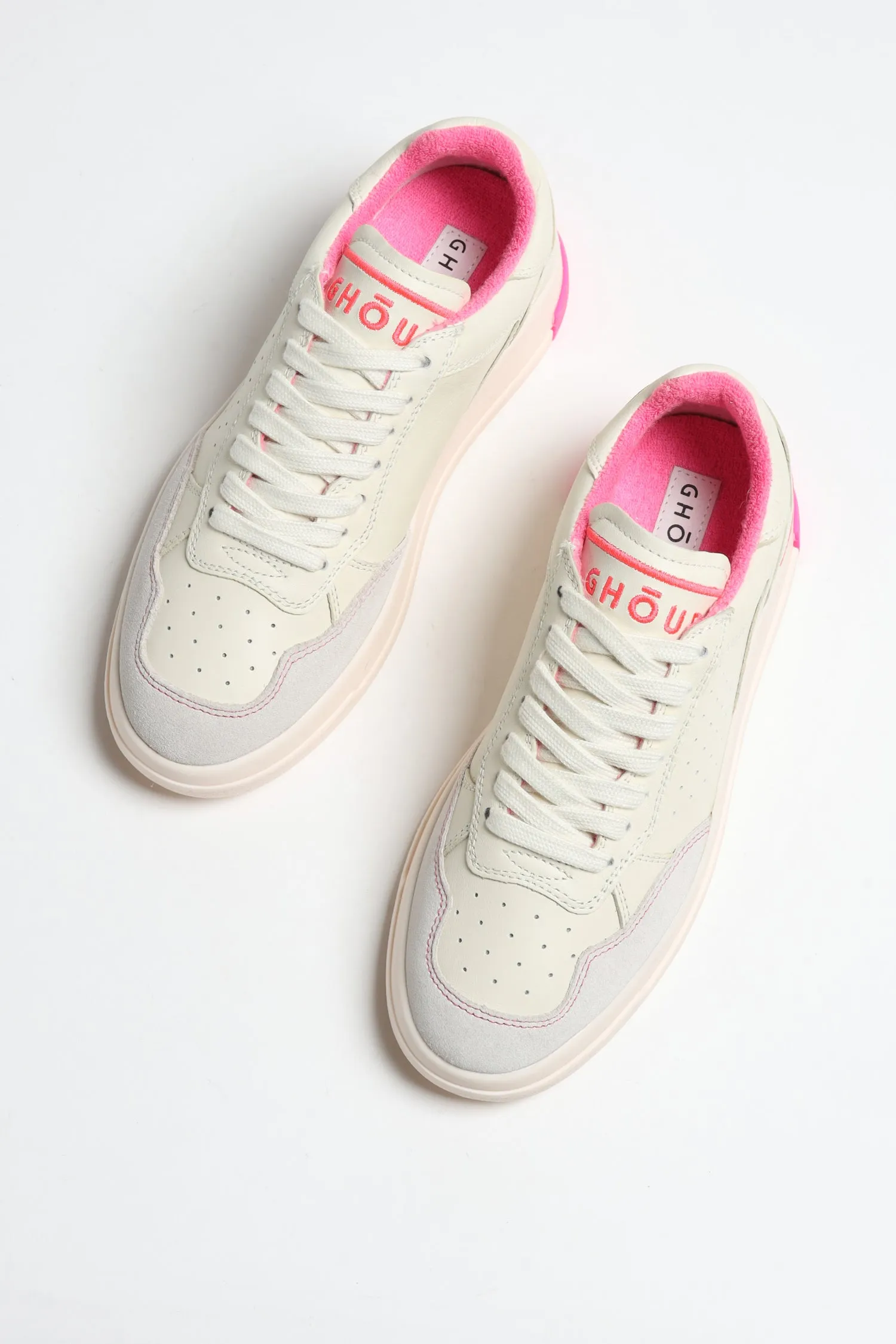 Sneaker Tweener in Cream/Pink