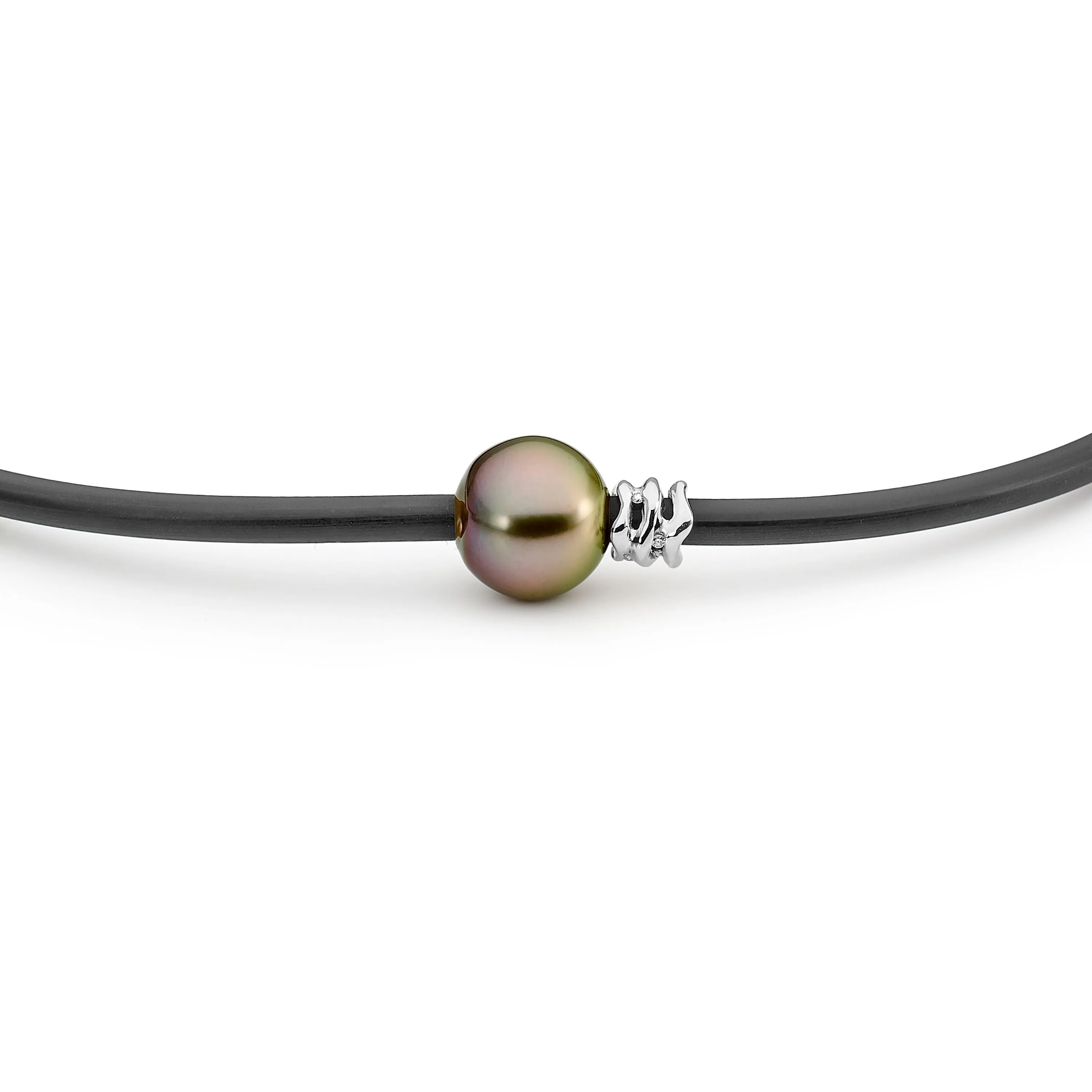 Tahitian Pearl Diamond Necklet