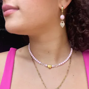 The Barbie Edit Pink Pearl Choker